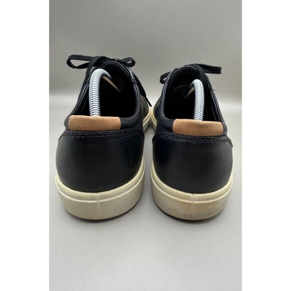 ECCO Soft 7 Craze Mens Casual Low Top Sneakers Black Leather Size 45 US 11 - Picture 7 of 10